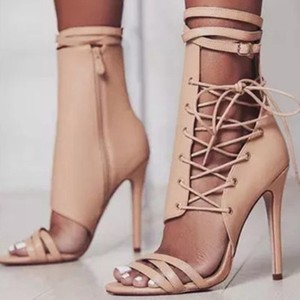 strappy ankle heels