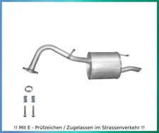 Toyota Yaris 1.0 VVT-i  Bj. 05-11 Endschalldämpfer Auspuff Endtopf Dichtung