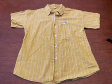 Preowned Yijiayi Quality Fashions Forever Yellow Pinstripe Boys Size M