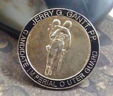 Shriners Jerry G Gantt PP Candidate Imperial Outer Guard pin badge