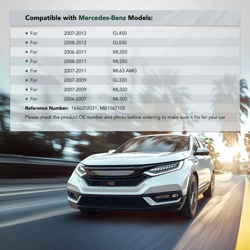 Soporte de parachoques delantero derecho de acero para Mercedes-Benz X164 2007-2012 W164 2006-2011 Foto 2 de 4