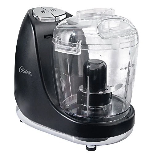 Oster FPSTMC3321 3-Cup Mini Chopper with Whisk, Black - Image 2 of 4