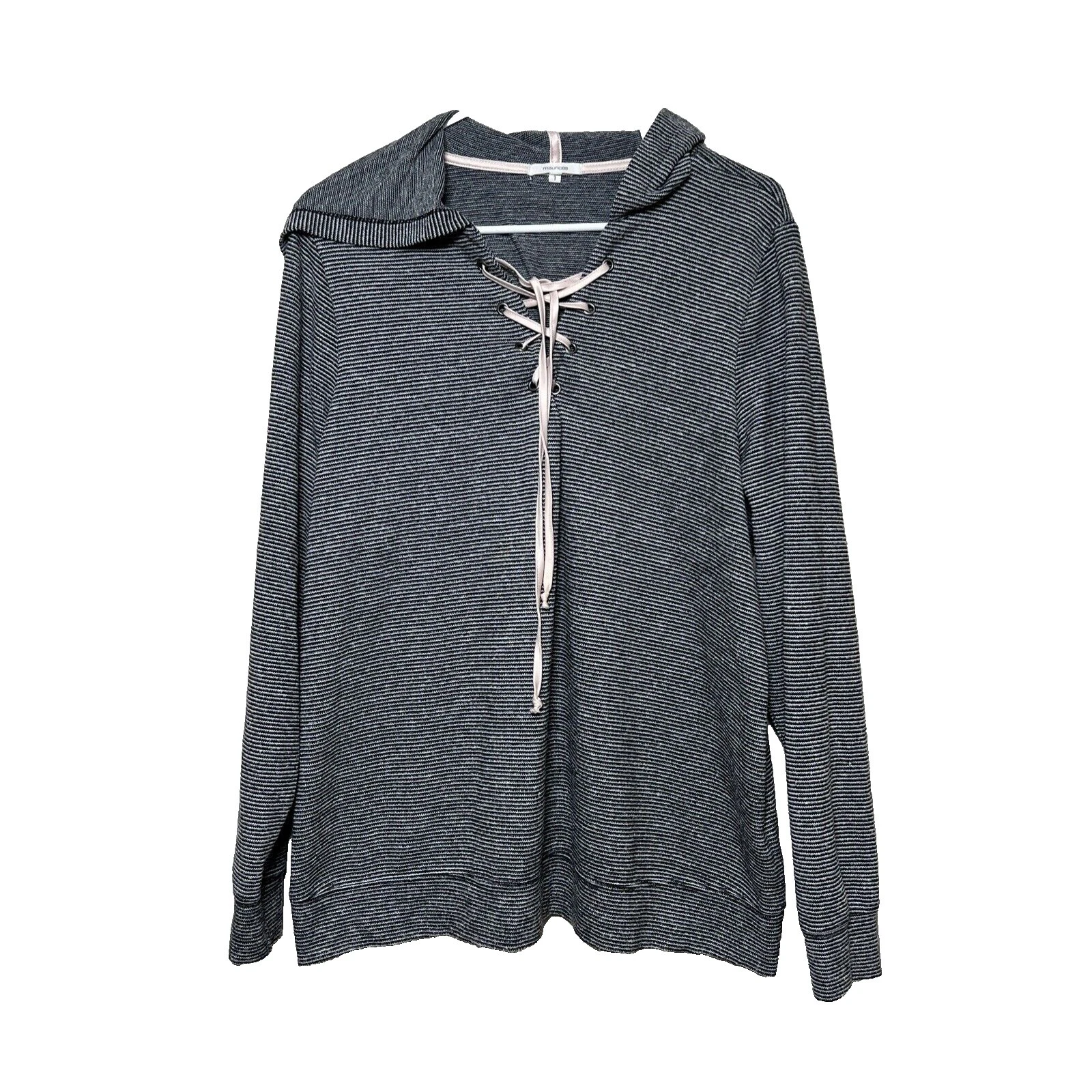 Maurices Striped Cotton Blend Hoodies & Sweatshirts for Women