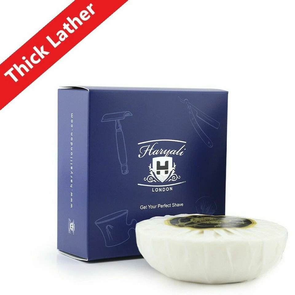 Haryali London Premium Shaving Soap Rich Shaver Cream Made in UK Suits all Skins