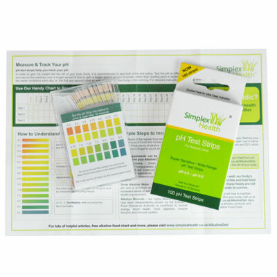 Strisce Reattive Per Urina Strisce Reattive PH SimplexHealth 100 Pezzi Urina E - Foto 11