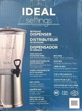 Service Ideas Infuser Cold Beverage Dispenser, 3 Gallon