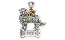 Golden Retriever Angel Jewelry Silver And 14k Gold Handmade Golden Retriever Pen