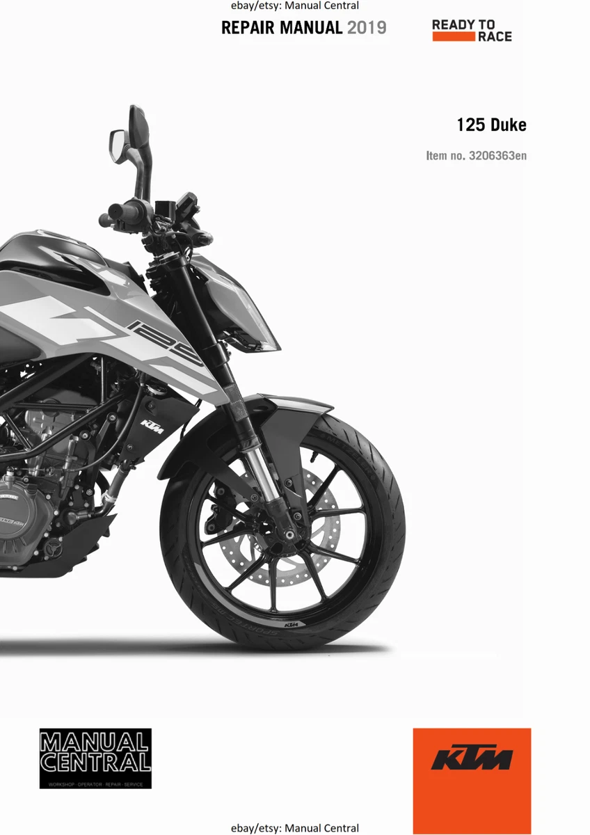 Ktm duke 125 manual 2019 deals