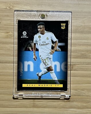 2019-20 Panini Chronicles Rodrygo Real Madrid Rookie Card RC /35 Canvas Lowest