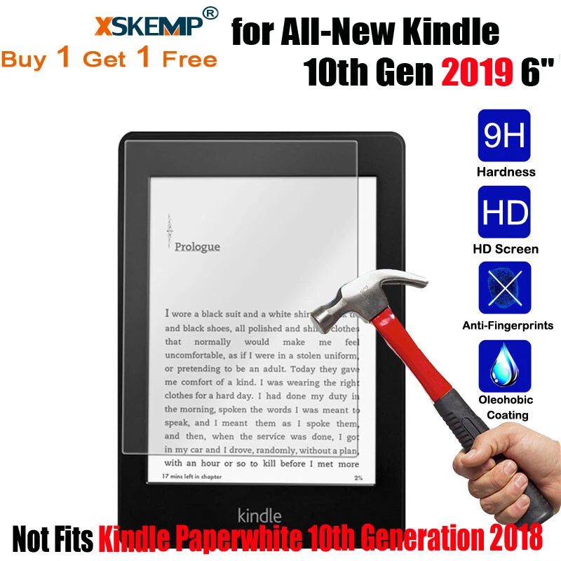 2x Genuine Tempered Glass Film Screen Protector for Amazon Kindle Fire 7 2019 - Image 2 of 4