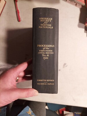 American Society for Testing Materials. Proceedings of 44th Meeting-1941-HC-1942