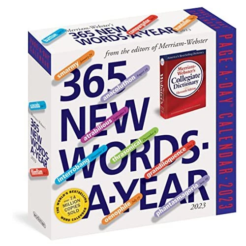 365 New Words-A-Year Page-A-Day Calendar 2023: ... by Workman Calendars  Calendar 9781523515677 | eBay