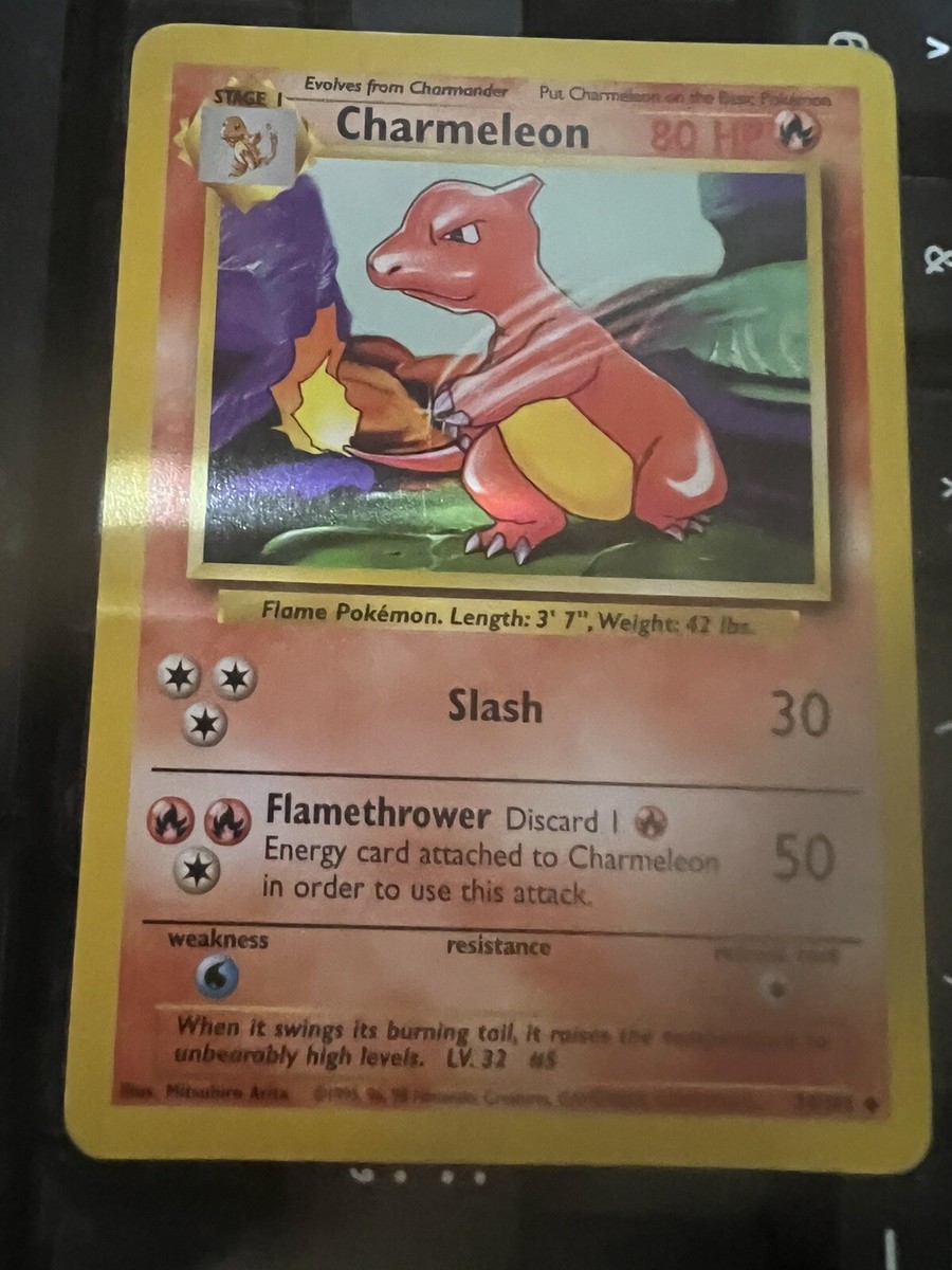 charmeleon pokemon card value 24 102 Shadowless 24/102 Base Set Pokémon Cards – CollexyLux – Secret Rare Card Type Pokemon Cards: Base Set 1st
