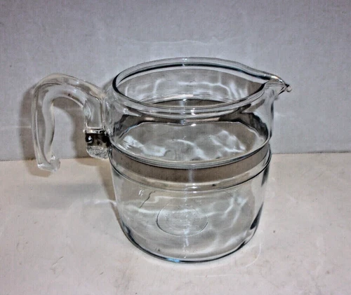Vintage Pyrex Flame Ware 6 Cup Glass Percolator No Lid Or Insides 7756-B 6 Cup