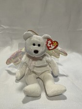 Ty Beanie Babies Halo the Angel Bear Toy 1998