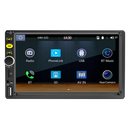 7 inch Wired Carplay Mirror Link Steering Wheel Controls HD MP5 BT FM Player - Picture 4 of 5