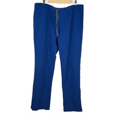FIGS Mens Royal Blue Technical Collection Scrub Pants FM4500 Size L Drawstring