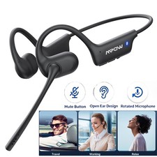 Mpow Wireless Stereo Air Conduction Headphones Trucker Bluetooth 6.0 Headset 15H