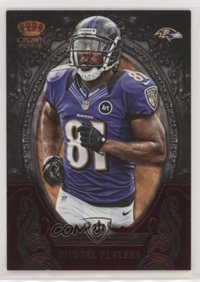 2012 Panini Crown Royale Pivotal Players Red 41/100 Anquan Boldin #1 fm0