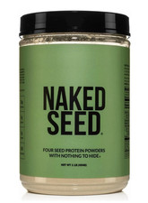 Naked Seed 4 Seed Protein Powder, Vegan, Glut...