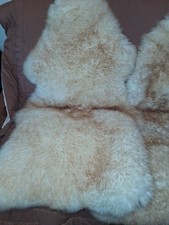 Sheepskin car seat cover, 1 pair full seat