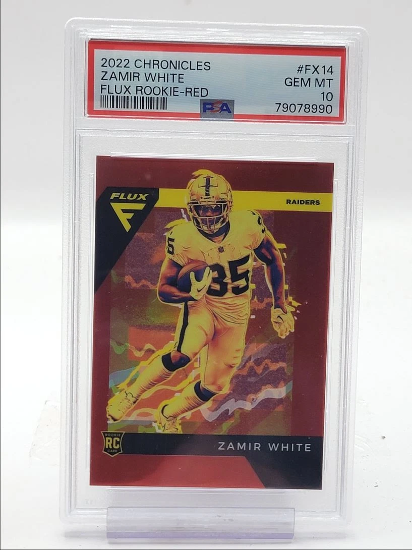 Zamir White Panini Chronicles Flux Rookies #FX14 Red