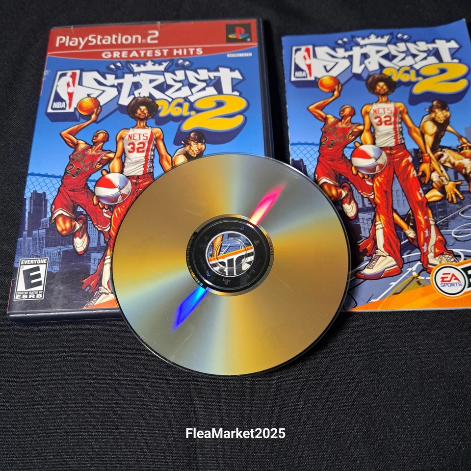 NBA Street Vol. 2 Videojuego PlayStation 2 PS2 Estuche Completo Manual Probado Foto 4 de 4