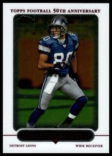 2005 Topps Chrome #50 Charles Rogers Detroit Lions NM+