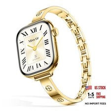 Slim Bands Compatible with Apple Watch 38mm 40mm 41mm 38 / 40 / 41 / 42mm Gold