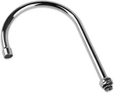 8" Gooseneck Swivel Spout for Commercial Kitchen Sink Faucet - Chrome Finish