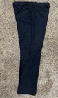 Aramark Work Pants Unisex Adult Size 36 X 32 Black Stretch Waistband Adjustec — photo 1