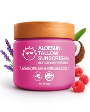Organic Beef Tallow Sunscreen SPF 30 - Natural Sunblock Lotion for Face and Body
