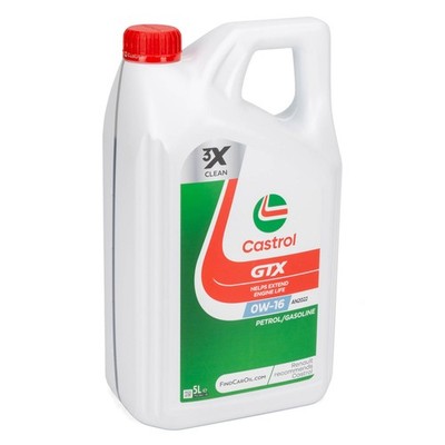 5L 5 Liter CASTROL GTX 0W-16 Motoröl Öl API SP RENAULT AN2022