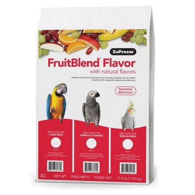 ZuPreem FruitBlend Medium Bird Food 17.5 Lb