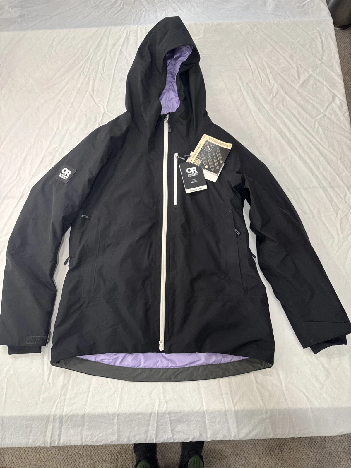 Outdoor Research Tungsten II GTX Snow Jacket Womens Large Black - New with Tags