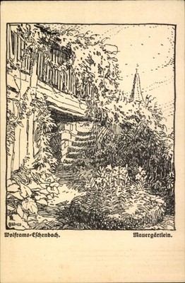 Künstler Ak Wolfinger, G., Wolframs Eschenbach in Mittelfranken... - 11560832
