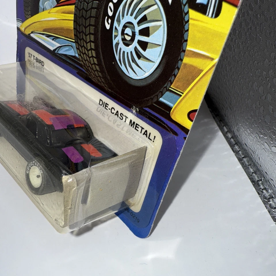 HOT WHEELS - REAL RIDERS - '57 T-BIRD - BLACK White Hubs  rare  - Image 2 of 4