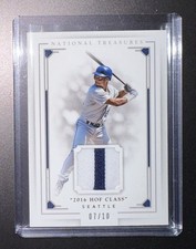 2016 Panini National Treasures Ken Griffey Jr Game-Used Material Jersey #07/10