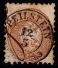 Oberösterreich 1864: "Peilstein" perfekt auf 15 Kr (ANK 34) fleckig