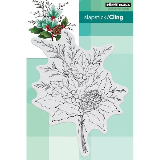 Penny Black Cling Rubber Stamps - Christmas Arrangment 40-646