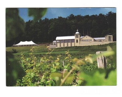 The Majestic Heron Hill Winery Overlooking Keuka Lake Postcard Unposted
