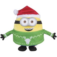 11" Animated Minion Otto In Ugly Christmas Sweater Plush Musical Christmas Decor