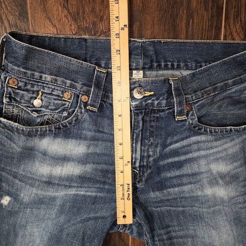 True Religion World Tour Section Straight Jeans Size 34 - Picture 5 of 12