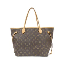 Louis Vuitton Neverfull Monogram Tote Bag Women Brown One Size 654653