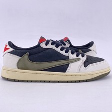 Air Jordan W 1 Low "TRAVIS SCOTT OLIVE" 2023 - Size 9W - dz4137 106 2639-31