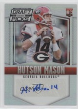 2015 Panini Prizm Collegiate Draft Picks Silver Hutson Mason #191 Auto o6n