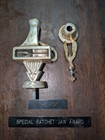 Vintage SHORTWAVE CB HAM RADIO TROPHY TOPPER And FLYING EAGLE TOPPER heavy — photo 3