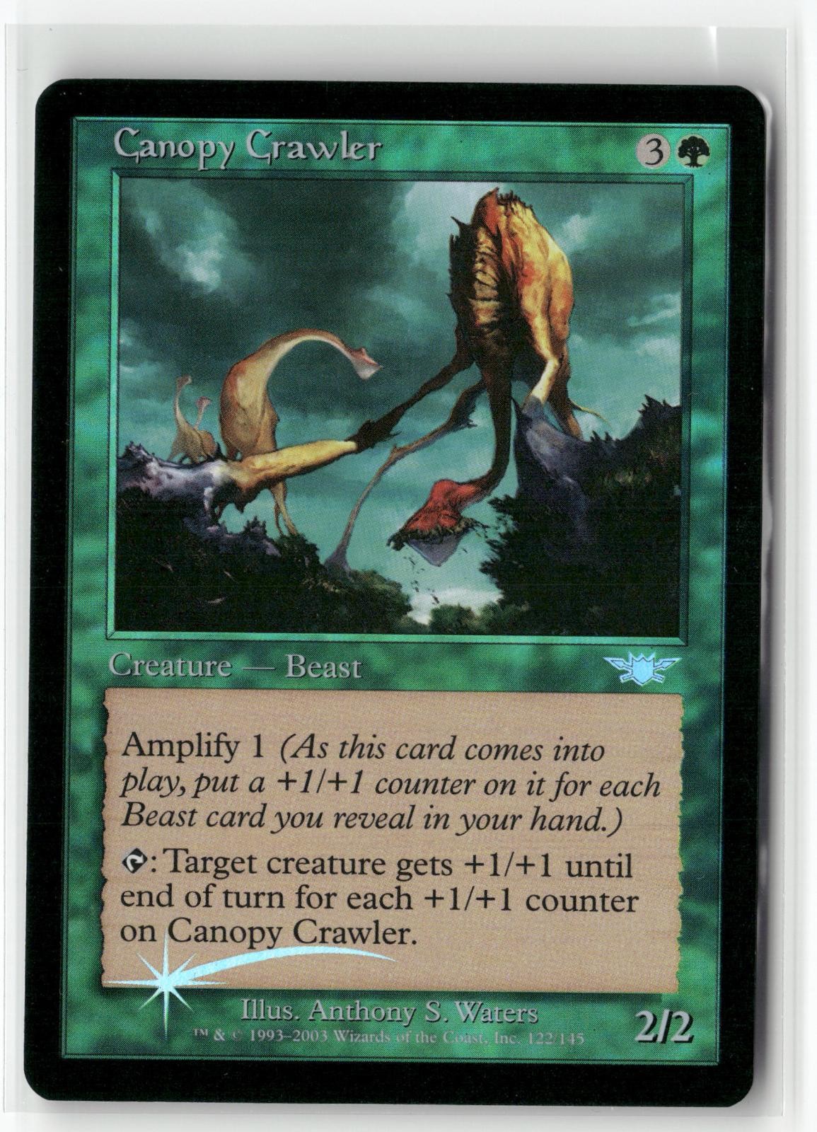 Canopy Crawler 122 Uncommon Legions Magic: The Gathering Foil Near Mint