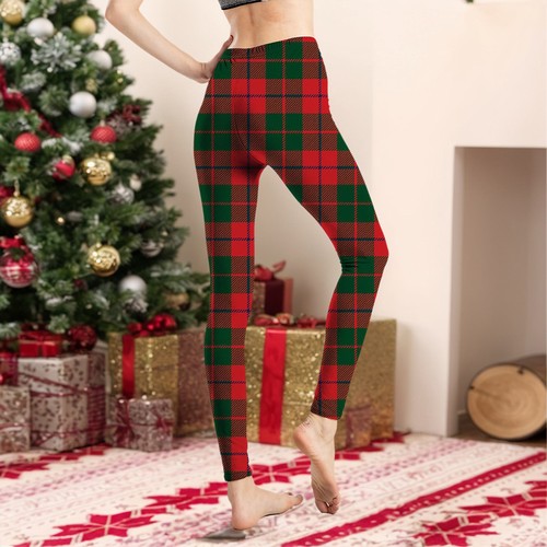 Weihnachts-Hose Damen Drucken Fitness Sport Leggings Leggins Jeggings Treggings - Bild 4 von 30