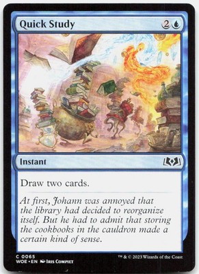 Quick Study 65 Common Wilds of Eldraine Magic: The Gathering Near Mint